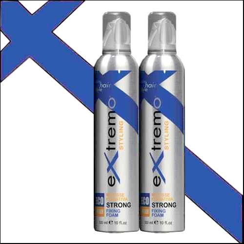 Styling Hajhab -Extremo -fixing musse foam 300 ml (Strong) 2X 2770 Ft/db