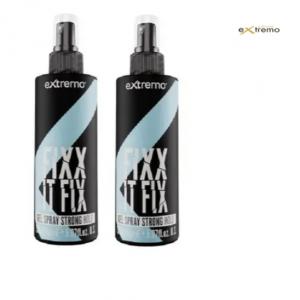EXTREMO Fixx It Fix Gel Spray Strong Hold 2 db-os csomag - Kedvezménnyel!