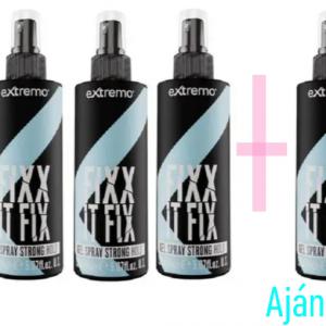 EXTREMO Fixx It Fix Gel Spray Strong Hold 3+ 1  AJÁNDÉK !