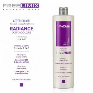 Freelimix RADIANCE sampon színvédő hatással 1000 ml After Color-Ápoló hatással!
