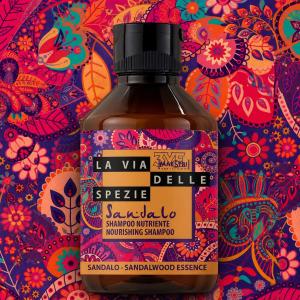 La vιa delle Spezie- „A fűszerek útja” Sandalwood (szantálfa) szulfátmentes sampon 500 ml