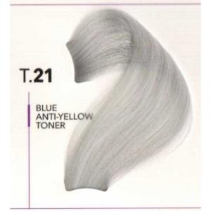 T.21 Ice Toner Ash Anti-yellow Toner 100 ml Mix 1:2