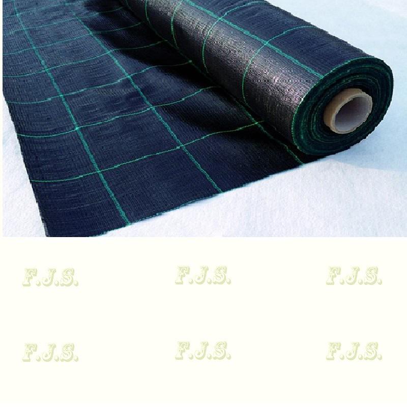 Agroszövet 1,05m x 100m, 100g/m2 fekete, zöld négyzethálós