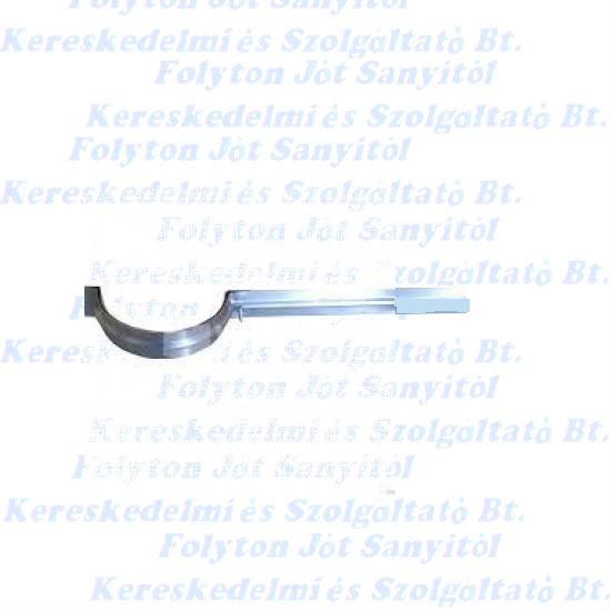 alumínium csőbilincs Ø100 mm színterezett fehér