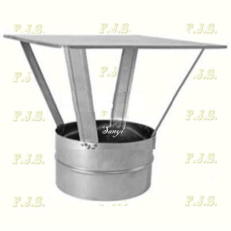 alumínium esővédő sapka (meidinger) Ø110 mm natúr (kémény, béléscső, füstcső)