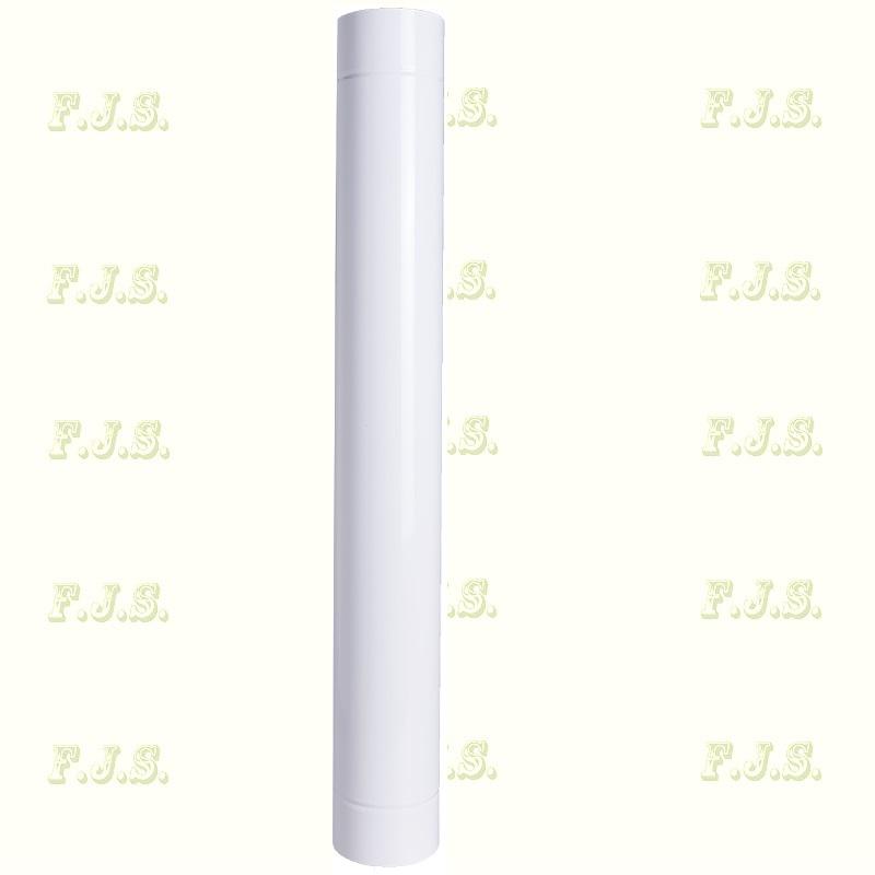 alumínium füstcső Ø160/100 Szinterezett fehér (egyedi)