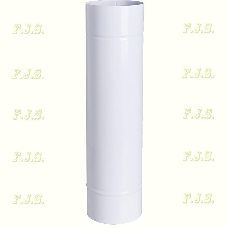 alumínium füstcső Ø180/ 50 Szinterezett fehér (egyedi)