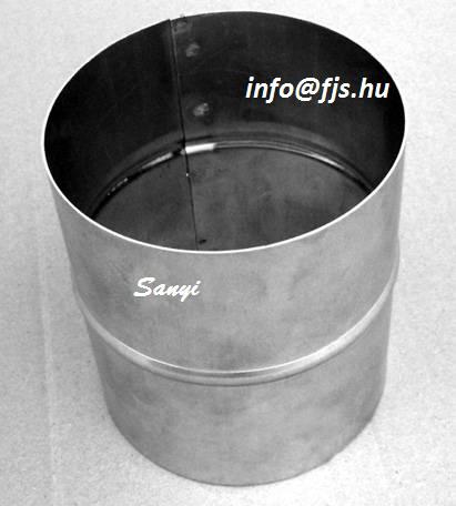 alumínium közdarab Ø150 natúr