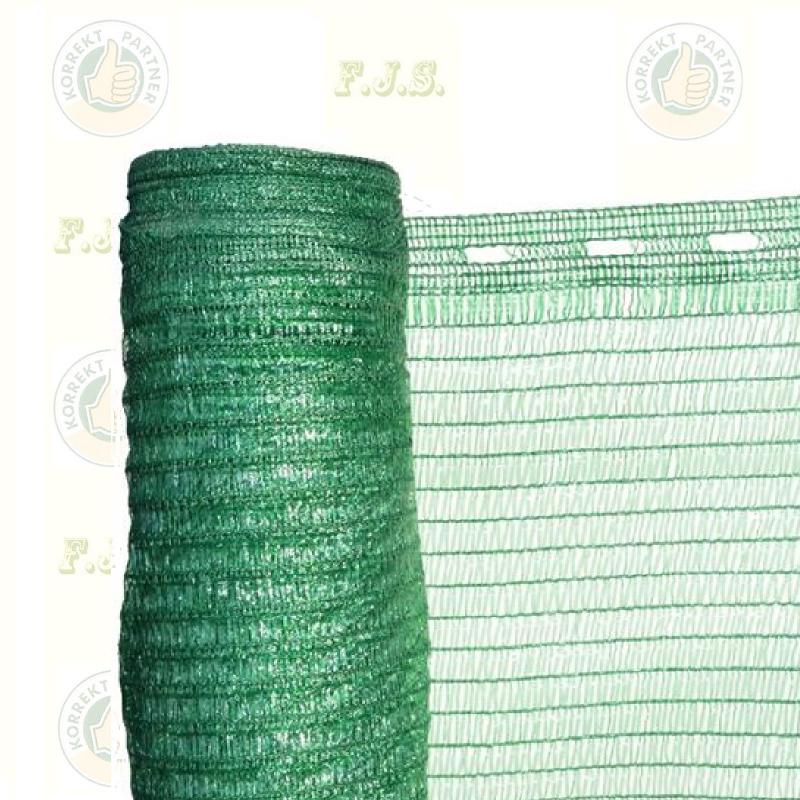 Árnyékoló háló Raschel lapkelme zöld 30% 1, 2 x 50 m
