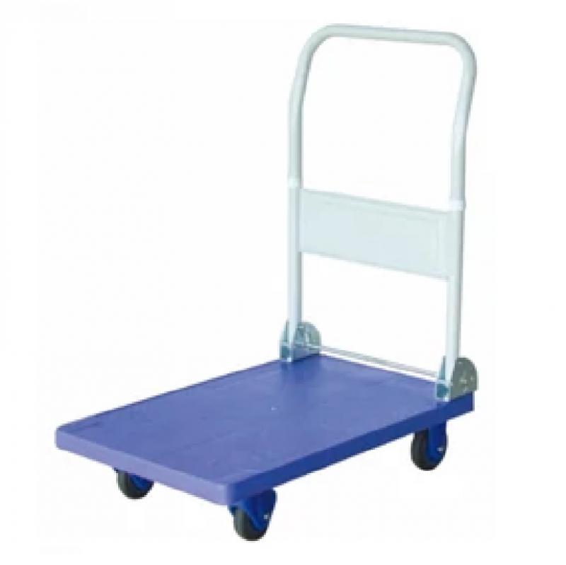 Áruszállító kocsi 150 kg összecsukható kézikocsi, műanyag platóval