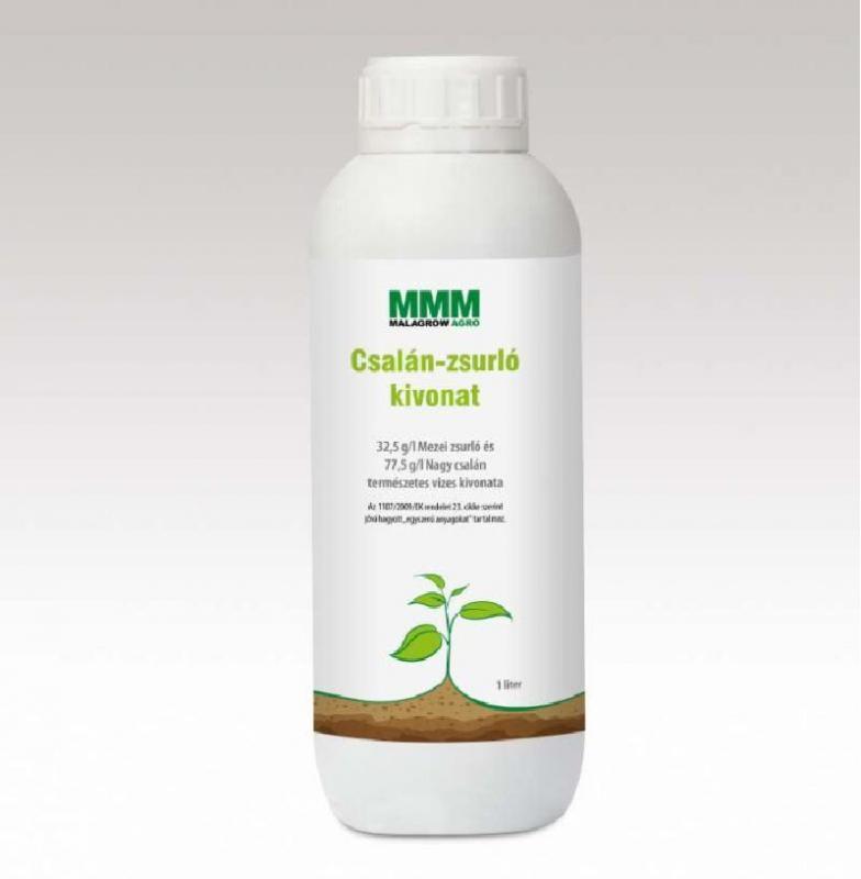 Csalán-Zsurló kivonat 1L kártevők és a gombás betegségek ellen bio-kiskert