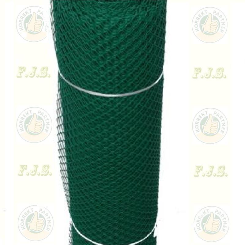 Csirkeháló zöld műanyag 0,5 x 30 m, 22x22 mm, baromfirács, BN-50 Multimesh