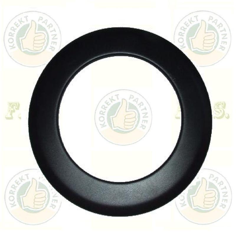 Csőrózsa Ø160mm vastag falú 1mm fekete Füstcső