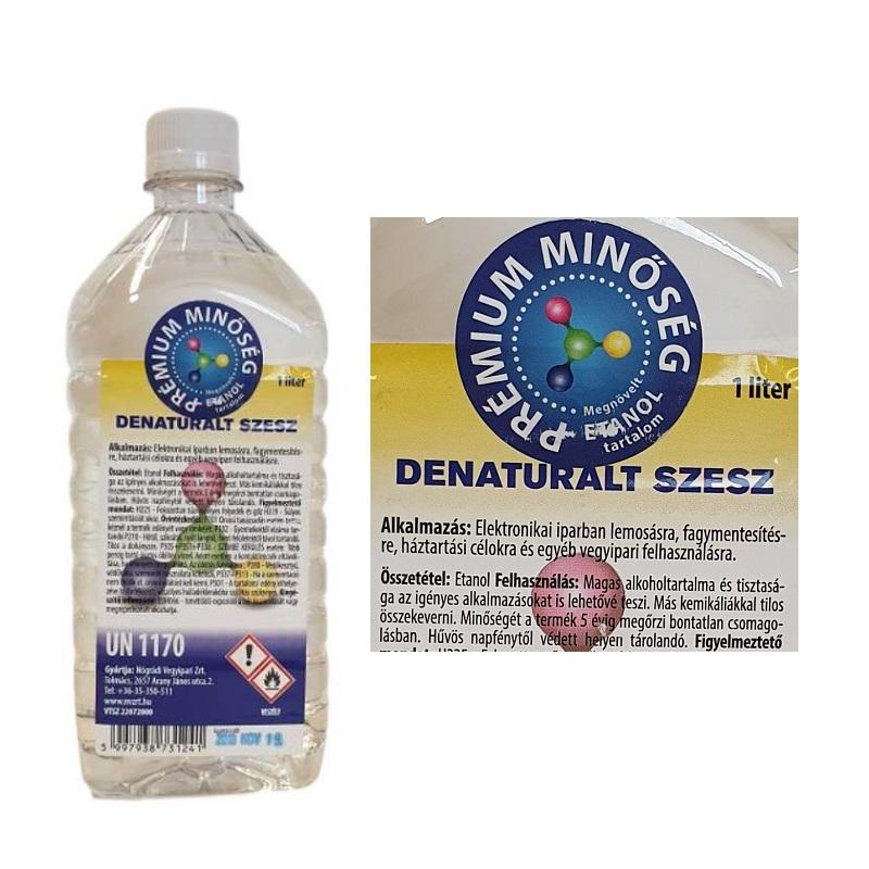 Denaturált szesz 1liter 20db/cs