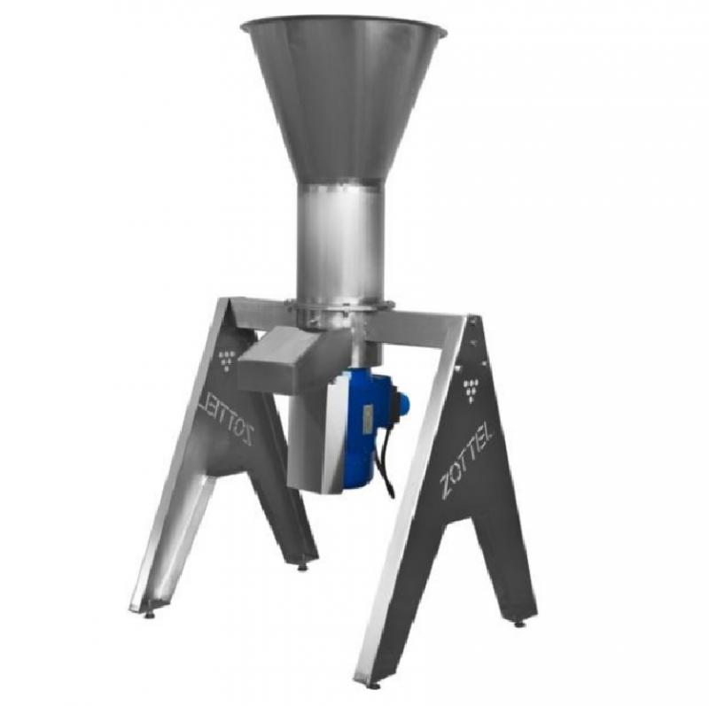 Elektromos gyümölcsmalom zúzó INOX 230V 2,2 kW ingyen szállítva