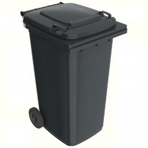 120l háztartási szemeteskuka  antracit Plastor CE