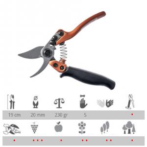 12.109 forgónyeles mellévágós metszőolló 19cm