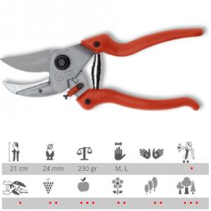 8104 rávágós metszőolló 21cm hajlítottpengés