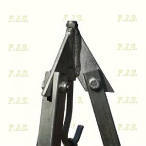 Bográcsállvány, Bogrács állvány  / horganyzott /1÷1,8 m, állítható