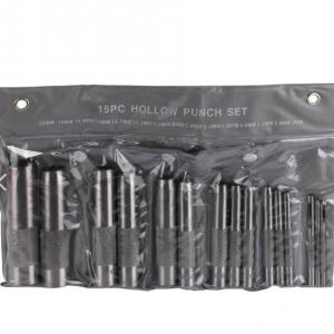Bőrlyukasztó, 2÷22 mm 15db-os készlet