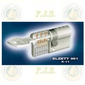 Elzett Cilinderbetét Asszimetrikus 961-X11-45/55-Ni-5kulcs