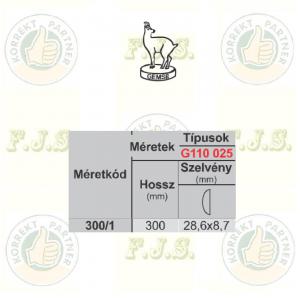 Faráspoly félkerek 300/1, GEMSE