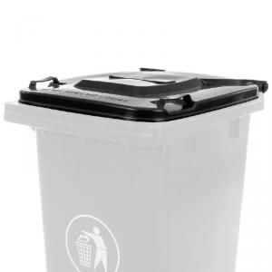 Farmo Kukafedél 240l fekete háztartási szemetes CE