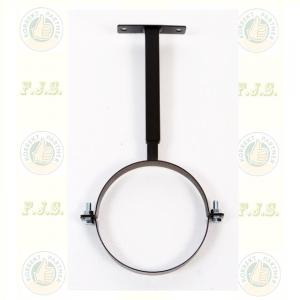 füstcső Fekete csőbilincs Ø120 mm, állítható