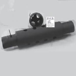 Füstcső Hődob Ø120 fekete hőcsöves huzatszabályzós, acél hőfokozó