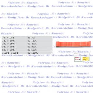 gumigyűrű erjesztéshez 800-1000L inox bortartályhoz