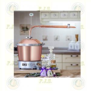 Illóolaj lepárló 10 L elektromos fűtéssel, átfolyós hűtővel, ingyenes szállítással!