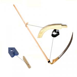 Kézi kasza 700-as fa nyéllel kaccsal bilinccsel