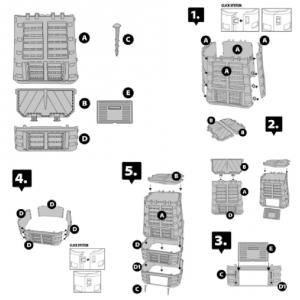 Komposztáló láda 740l Patrol