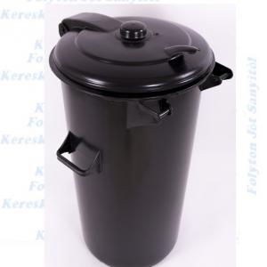 kuka 110 L fekete műanyag háztartási szemetes