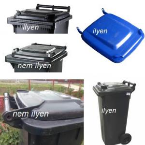 Kukafedél fekete 120l háztartási szemetes CE