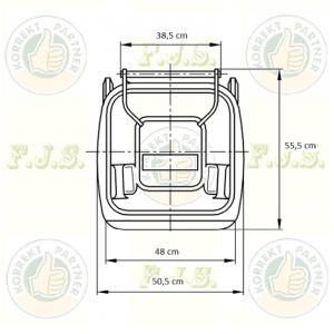 Leziter Kuka 120l fekete. kültéri Kerekes háztartási szemetes CE