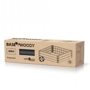 Magaságyás műanyag Base Woody 121L barna