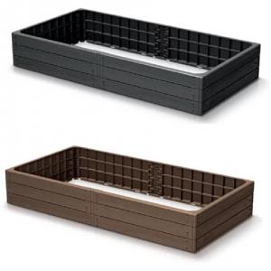 Magaságyás műanyag Base Woody 238L barna