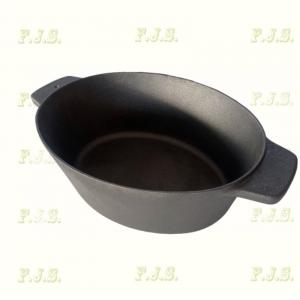 Öntvény ováledény fedővel 225x285x110mm 2,5l és 225x285x45mm 1l Magyar termék