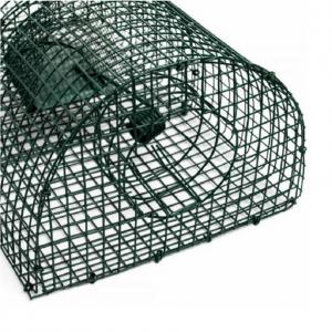 Patkánycsapda Élvefogó 40cm íves 2 utas, festett fém (4db/doboz)