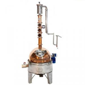 Performance 100 L pálinkafőző elektromos keverővel, Gin aromakosárral elektromos fűtéssel