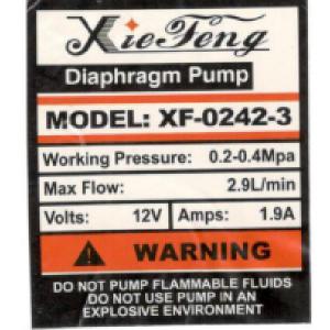 Permetező Motor-pumpa egység SX-15D, 12V