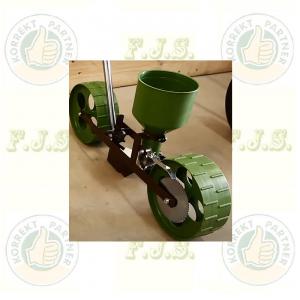 R-4 Rezgőfejes Vetőgép sorkerekes Sorvető tolókarral