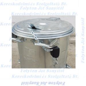 szemetes Kuka vagy konténer fedélzár lánccal szemetes hulladéktárolókra