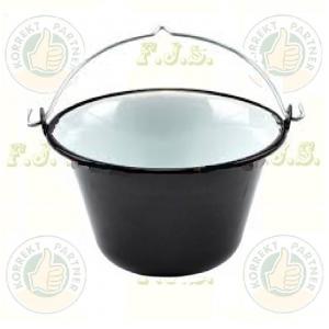 Tálaló bogrács készlet 0,8l asztali 10 db zománcos zománcozott