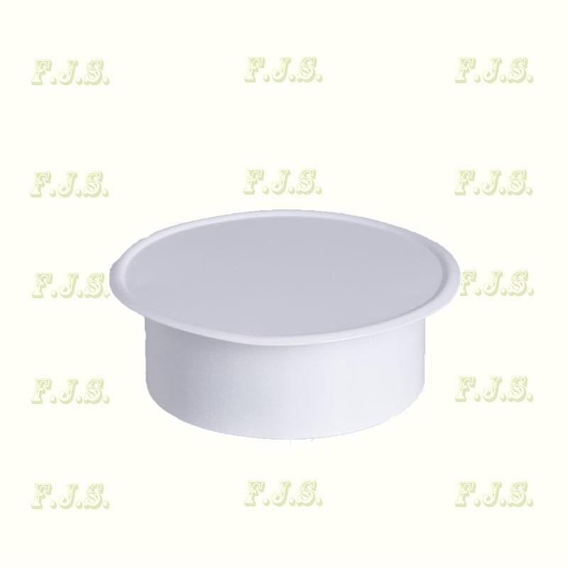 Faldugó Ø130 mm fehér acél Füstcső