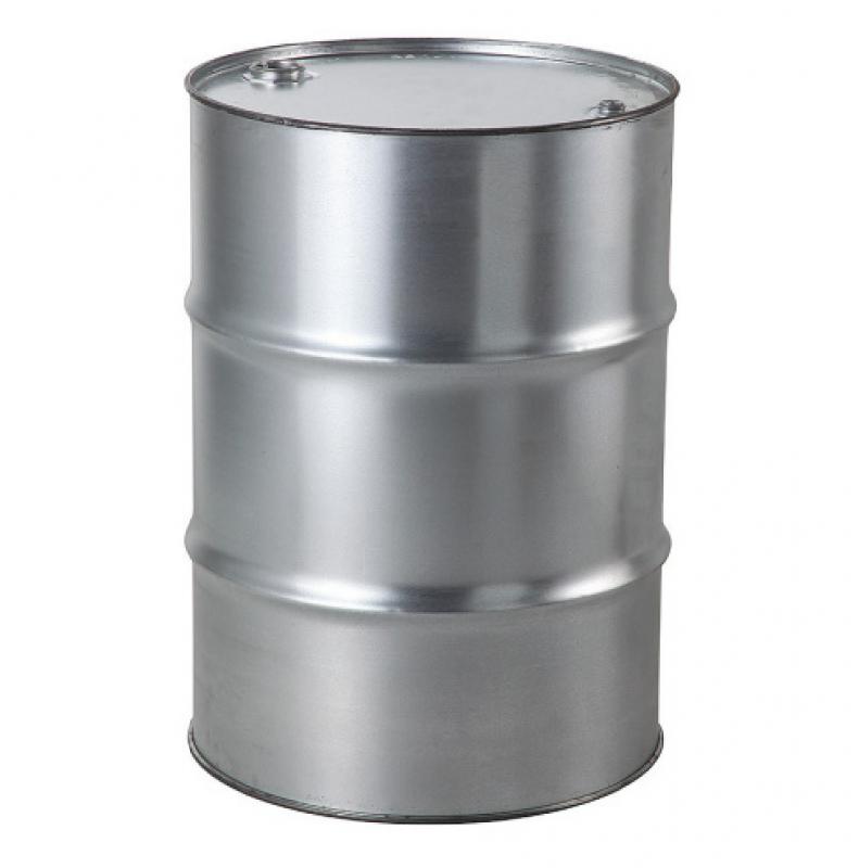 Fém hordó 216, 5 l G2" és G3/4" dugó a fedélen