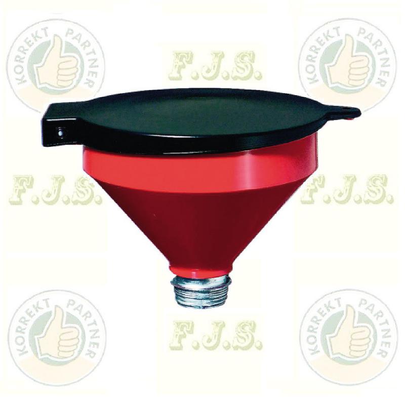 Fém Hordó tölcsér Műanyag fedővel