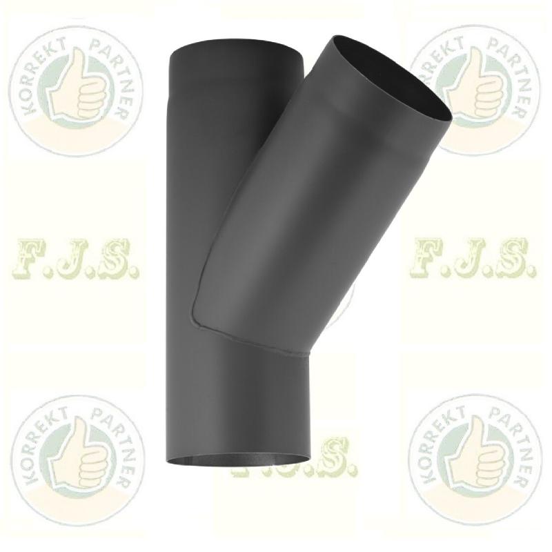 Füstcső ágidom Ø150/400 mm 1 mm fekete acél