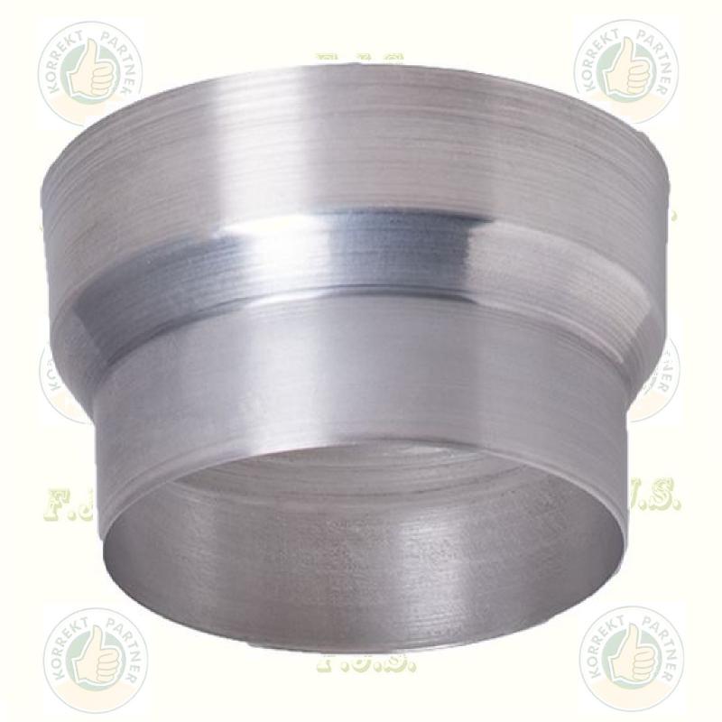 Füstcső bővítő Ø120-150 mm natúr acél